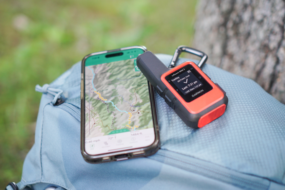 Satellite Messengers (Garmin inReach Mini 2 mapping)